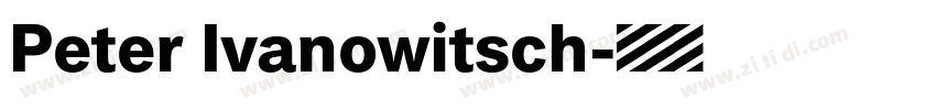 Peter Ivanowitsch字体转换